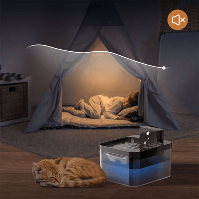 PureFlow | Drahtlose Wasserfontäne für Katzen - Brezella