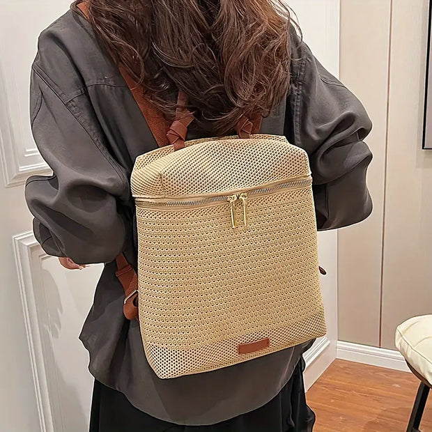 VivaWoven | Stylischer Webrucksack für modebewusste Frauen - Brezella