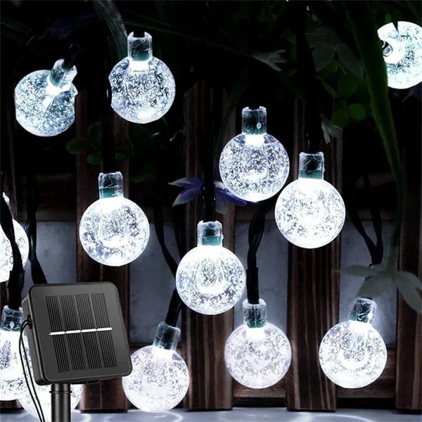 SonnenGlanz | Nachhaltige Solar-Lichterkette für den Außenbereich - Brezella