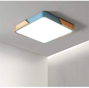 Moderne Farbe Pop Quadratische LED Deckenleuchte