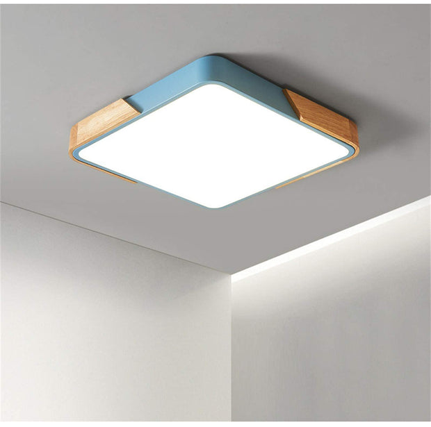 Moderne Farbe Pop Quadratische LED Deckenleuchte