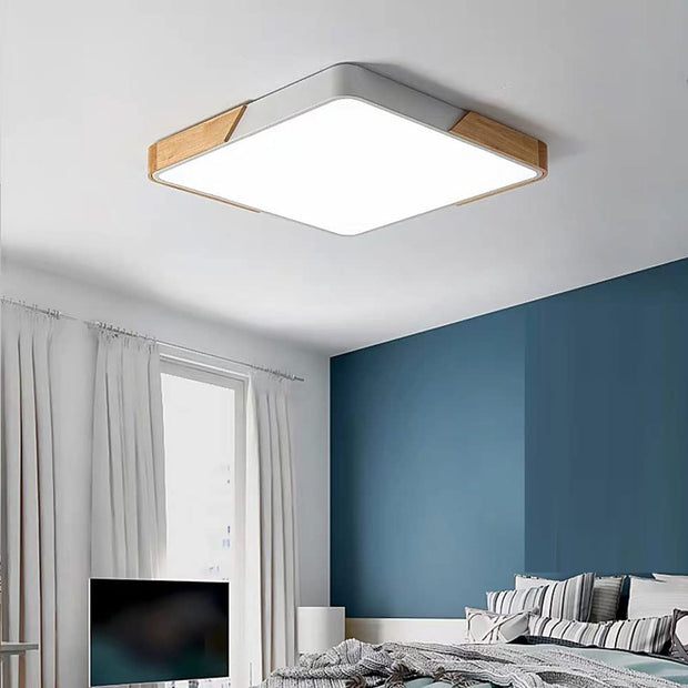 Moderne Farbe Pop Quadratische LED Deckenleuchte