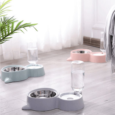 PawDuo | 2-in-1 Futternapf für Hund und Katze - Brezella