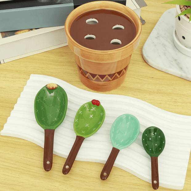 DesertSpoon | Maßgeschirr mit cactusförmigen Löffeln - Brezella