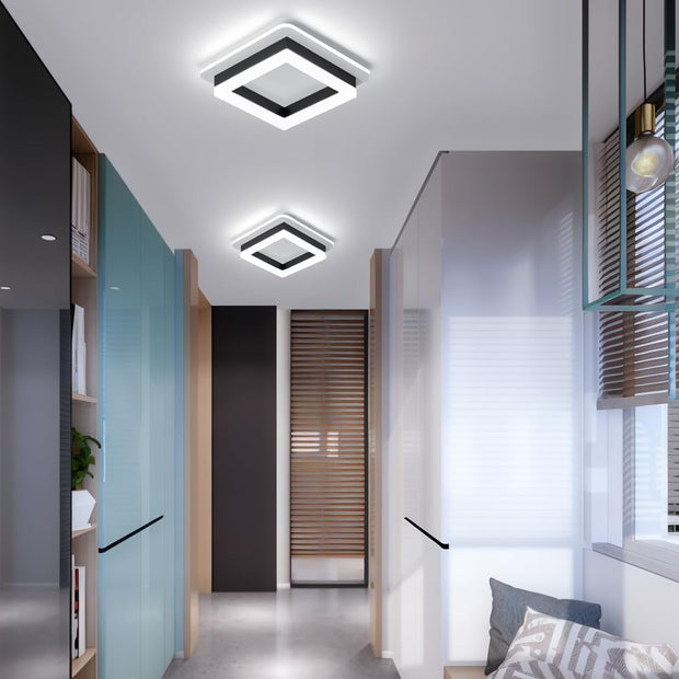 Minimalistische Quadratische LED Deckenleuchte