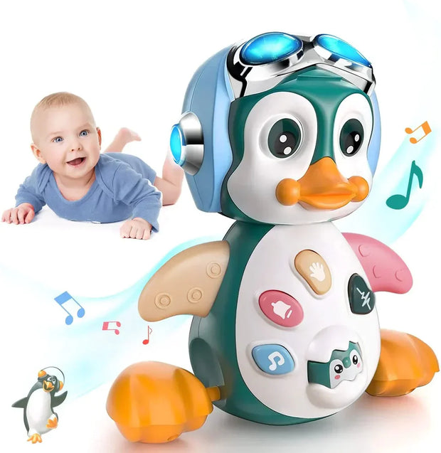 FrostTakt | Interaktiver Pinguin mit Licht und Klang - Brezella