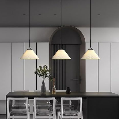 LumiZart | Cremefarbene Hanglampe für eine behagliche Stimmung - Brezella
