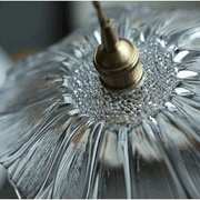 Vintage Hängelampen mit Blumenmuster