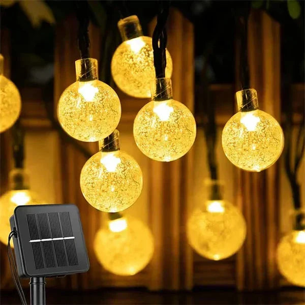 SonnenGlanz | Nachhaltige Solar-Lichterkette für den Außenbereich - Brezella