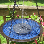 SolarPlätschern | Dekorative Vogelbadfontein mit Solarenergie - Brezella