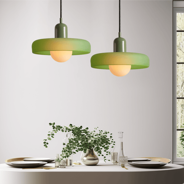 LumenKreis | Zeitlose Glas Pendelleuchte für klare Akzente - Brezella