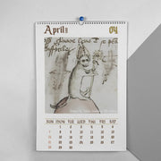 FelineChronik | Kunstvolle Katzenkalender für 2024 mit Historischen Akzenten - Brezella