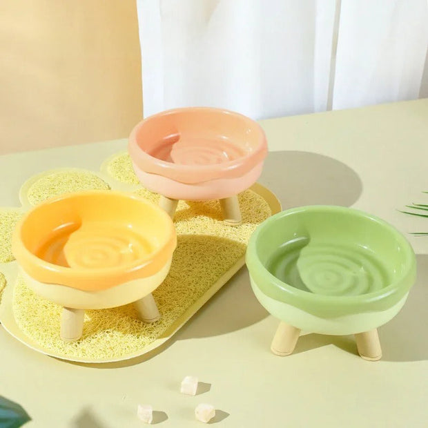 PawBowl | Runde Futterschale für Hunde und Katzen - Brezella