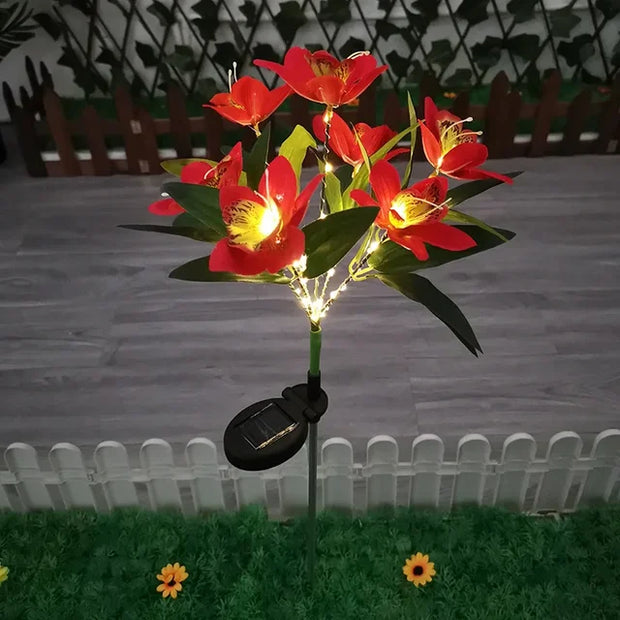 LichtBlüte | Effiziente LED-Solarlampe für den Außenbereich - Brezella