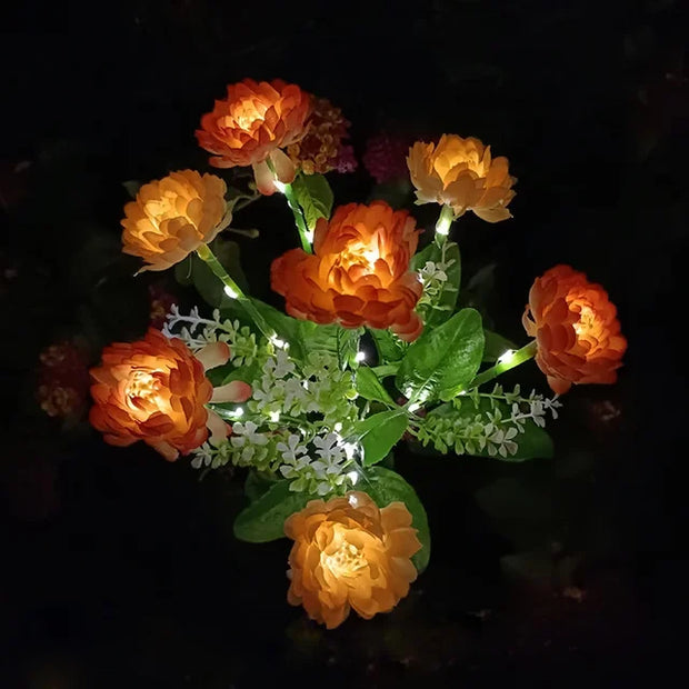 LichtBlüte | Effiziente LED-Solarlampe für den Außenbereich - Brezella