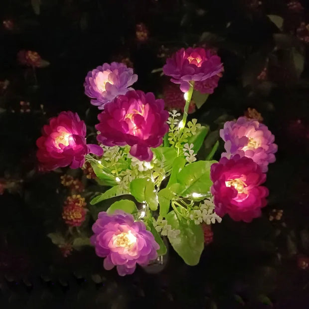 LichtBlüte | Effiziente LED-Solarlampe für den Außenbereich - Brezella