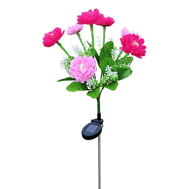 LichtBlüte | Effiziente LED-Solarlampe für den Außenbereich - Brezella