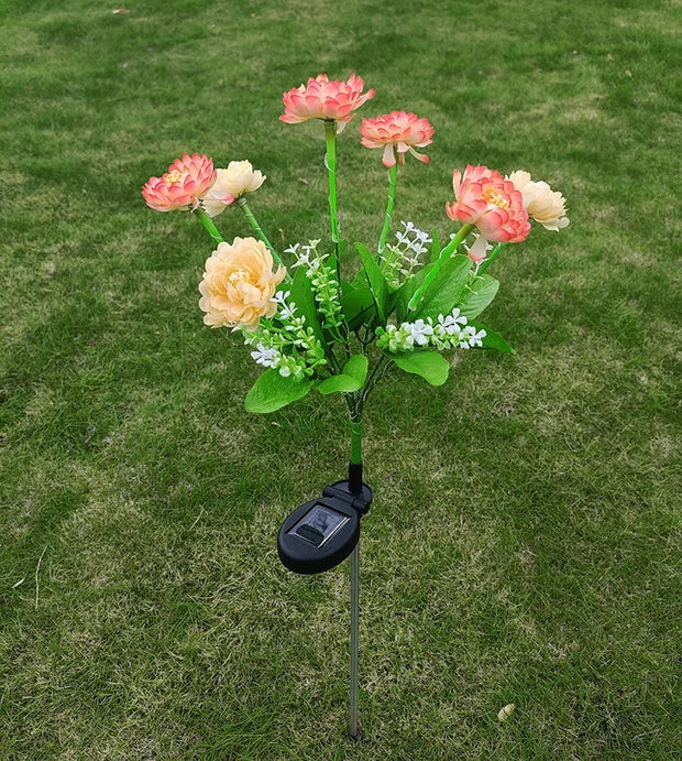 LichtBlüte | Effiziente LED-Solarlampe für den Außenbereich - Brezella