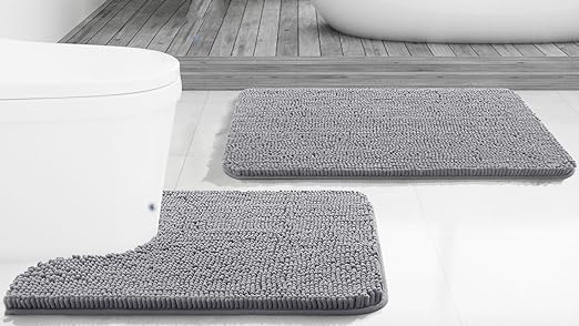 VelourEase | Elegante und weiche Badematte für Ihr Badezimmer - Brezella