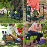 RelaxKnie | Ergonomische, Faltbare Knielbank für Garten - Brezella