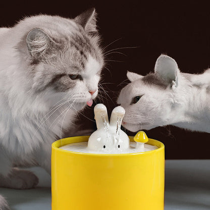 BunnyFlow | Eleganter Wasserautomat für Kaninchen - Brezella