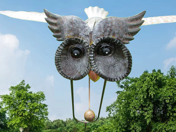 WindKunst | Elegante Metall-Windmühle für den Garten - Brezella