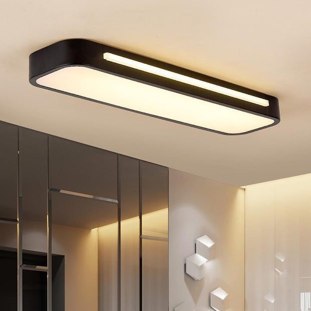 Moderne Flächenbündige Lineare LED Deckenleuchte