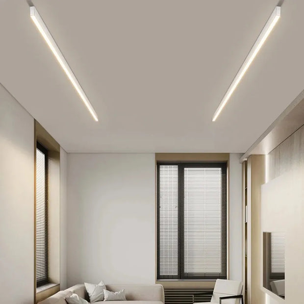 Moderne Minimalistische Lineare LED Deckenleuchte