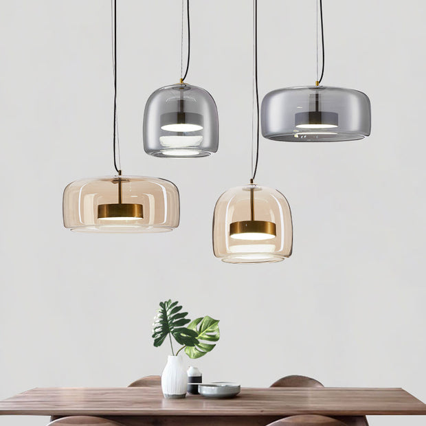 ShineOpal | Moderne Glas-Pendelleuchte für anspruchsvolle Räume - Brezella
