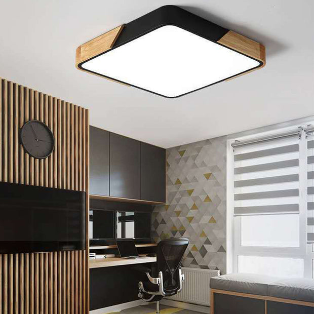 Moderne Farbe Pop Quadratische LED Deckenleuchte