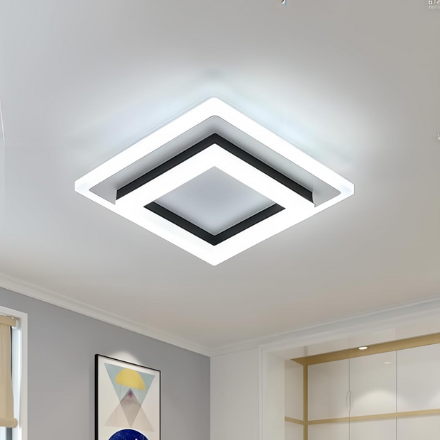 Minimalistische Quadratische LED Deckenleuchte