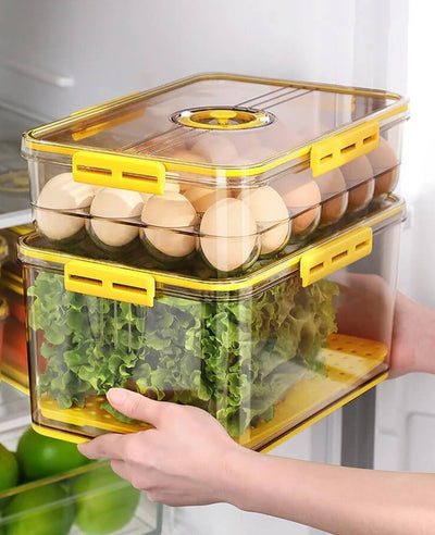 FridgeTidy | Effiziente Aufbewahrungslösung für eine organisierte Kühlung - Brezella