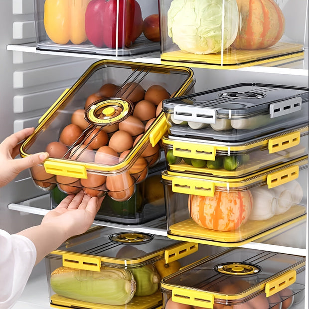 FridgeTidy | Effiziente Aufbewahrungslösung für eine organisierte Kühlung - Brezella
