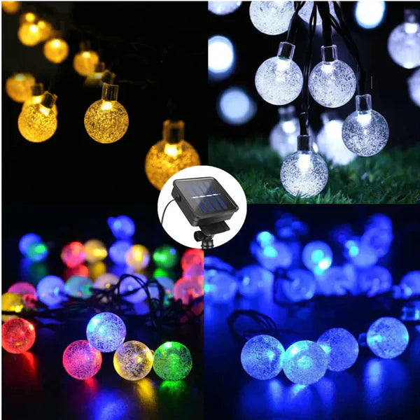 SonnenGlanz | Nachhaltige Solar-Lichterkette für den Außenbereich - Brezella