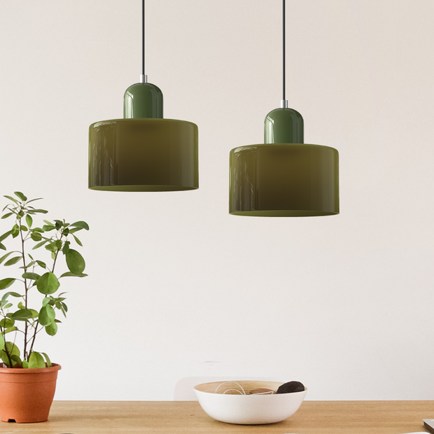 Retro Inspirierte Pendelleuchten Aus Glas