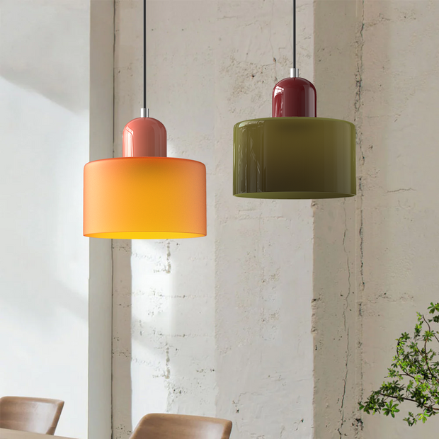 Retro Inspirierte Pendelleuchten Aus Glas