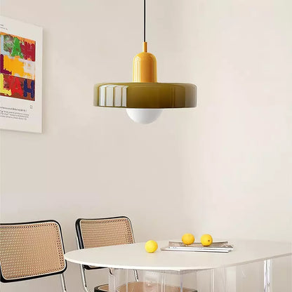 LumenKreis | Zeitlose Glas Pendelleuchte für klare Akzente - Brezella