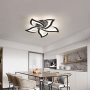 Moderne LED-Deckenleuchte in Blumenform