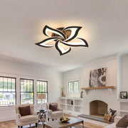 Moderne LED-Deckenleuchte in Blumenform