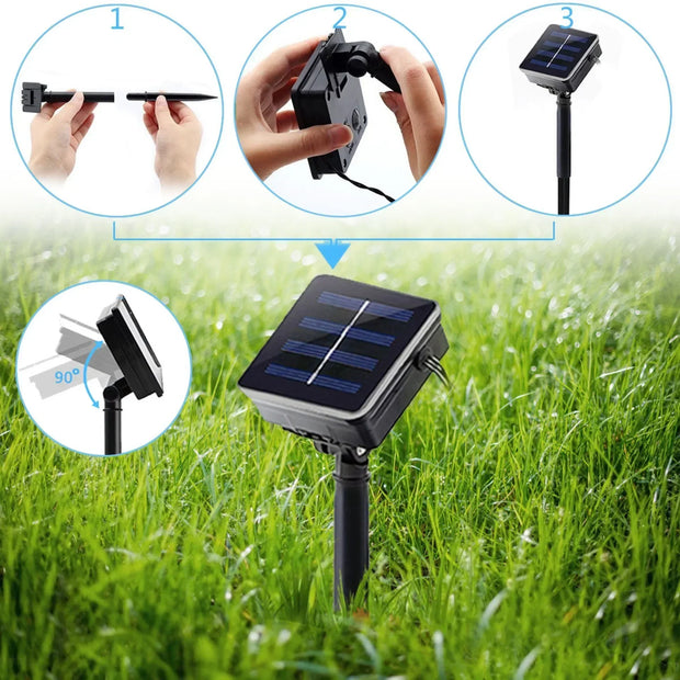 LumiCable | Nachhaltige und flexible Solar-Kabelbeleuchtung für draußen - Brezella
