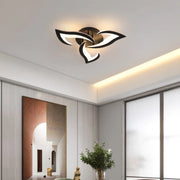 Moderne LED-Deckenleuchte in Blumenform