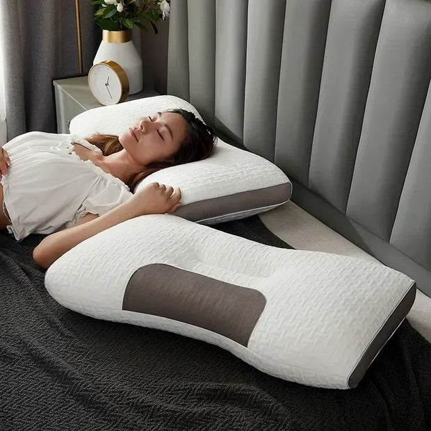 ComfyRelax | Geformtes Kissen mit Massagefunktion für ultimativen Komfort - Brezella