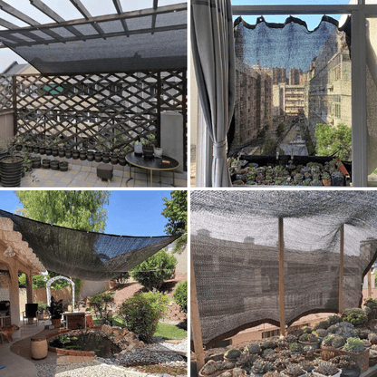 SunBlocker | Effektives Schattiernetz mit 50–90 % Lichtschutz - Brezella
