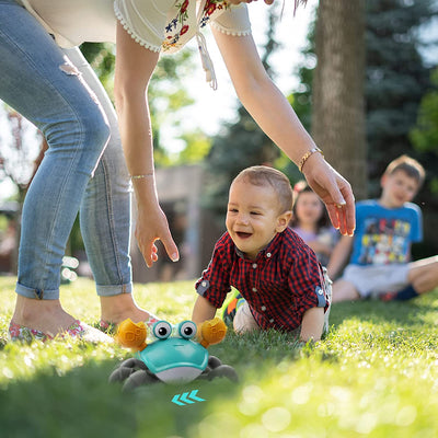 KleineKrabbe | Bewegungsförderndes Krabben-Spielzeug für Kinder - Brezella
