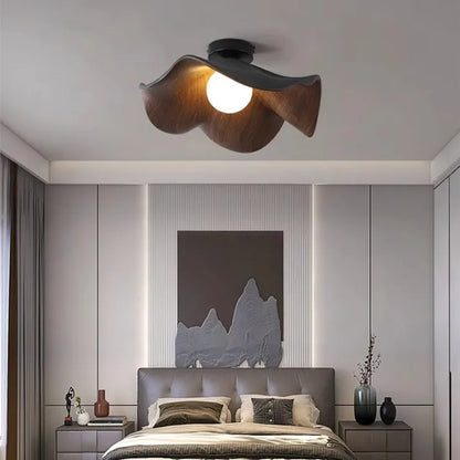BlattGlow | Moderne Lotus-inspirierte Deckenlampe - Brezella