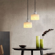 LumeMarble | Skandinavische Pendelleuchte mit elegantem weißen Marmor - Brezella