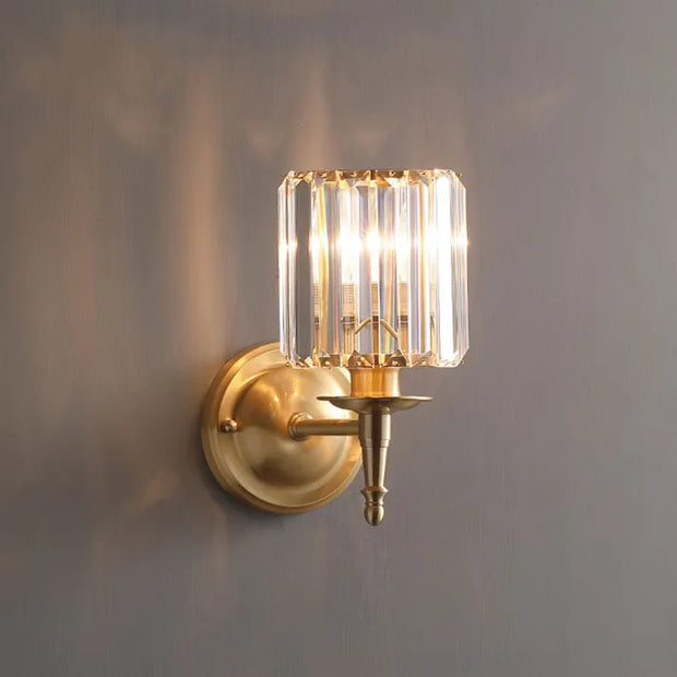 KristallGlanz | Edle Wandlampe mit funkelndem Design - Brezella