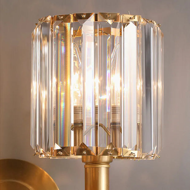 KristallGlanz | Edle Wandlampe mit funkelndem Design - Brezella