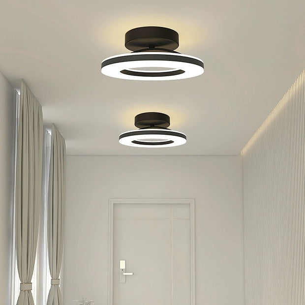 Elegante LED Deckenleuchte Für Flache Montage