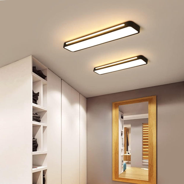 Moderne Flächenbündige Lineare LED Deckenleuchte